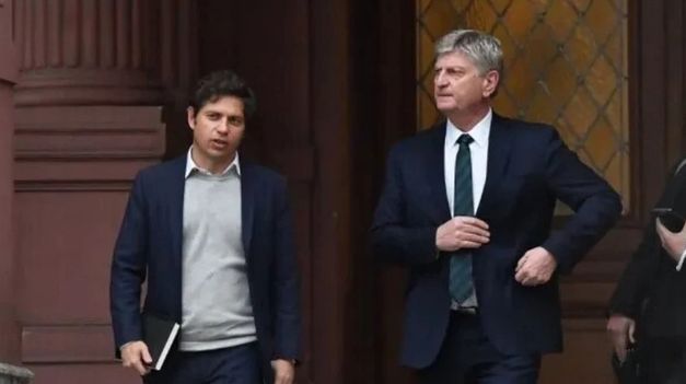 Axel Kicillof y Sergio Ziliotto.