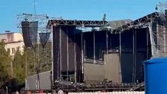 Se derrumbó el escenario del show de Tini Stoessel Se derrumbó el escenario del show de Tini Stoessel