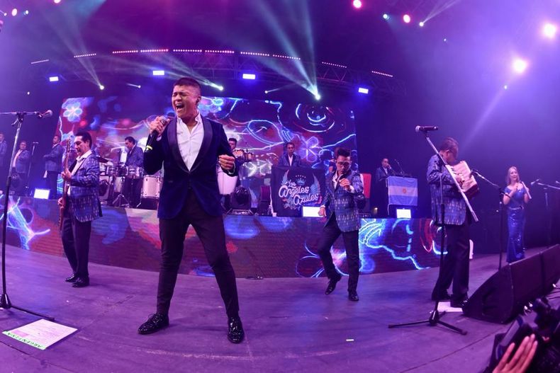 El primer show de Los Ángeles Azules.&nbsp;