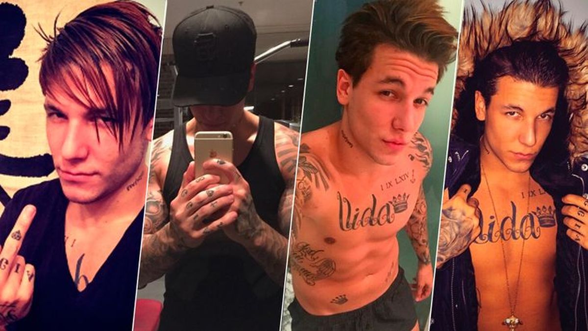 Los excéntricos cambios de look de Alexander Caniggia