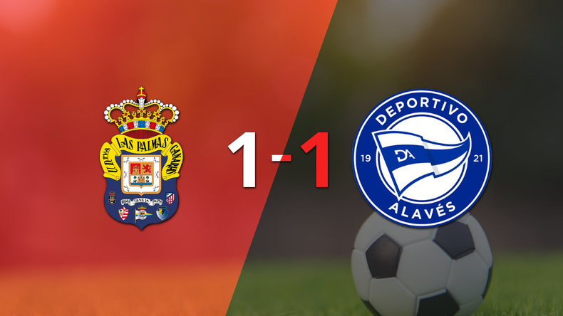 UD Las Palmas y Alavés igualaron 1 a 1