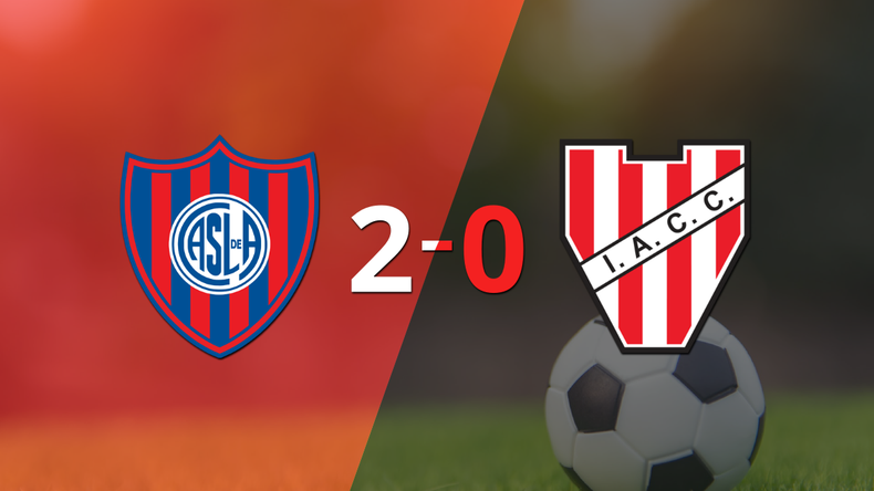 Doblete de Andrés Vombergar guió el triunfo de San Lorenzo sobre Instituto