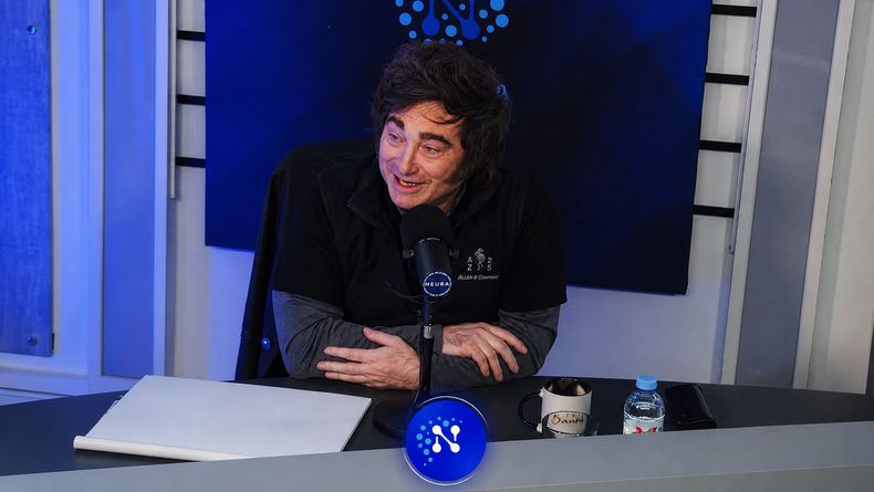 Javier Milei en Neura.