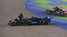 Colapinto y Ocon debieron abandonar tras el choque. Colapinto y Ocon debieron abandonar tras el choque.