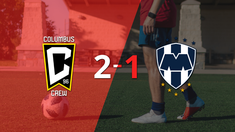 CF Monterrey cae por 2-1 en la ida frente a Columbus Crew