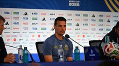 Lionel Scaloni, DT de la Selección argentina.