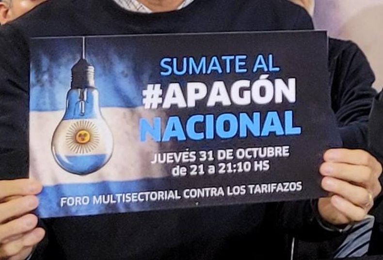 El apagón nacional es convocado por un foro multisectorial.