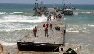 Hamás aseguró que el muelle no es una alternativa a las rutas terrestres. Hamás aseguró que el muelle no es una alternativa a las rutas terrestres.