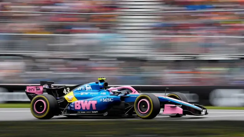 Franco Colapinto corriendo el GP de Canadá.