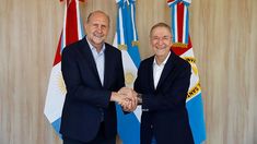 Schiaretti y Perotti presidieron el acto licitatorio de la primera etapa del acueducto.