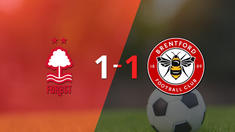 brentford logro sacar el empate a 1 gol en casa de nottingham forest