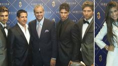 Jorge Rial, acompañado por Loly Antoniale, presentó su línea de ropa de gala Jorge Rial, acompañado por Loly Antoniale, presentó su línea de ropa de gala