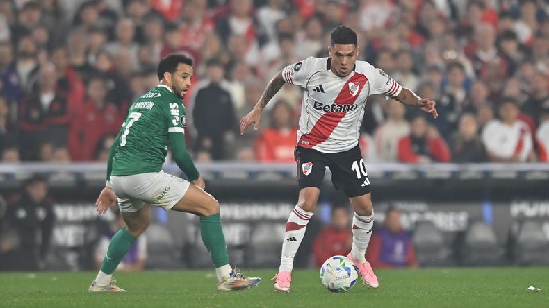 Juanfer Quintero fue la figura de River, y s&oacute;lo jug&oacute; 45 minutos.