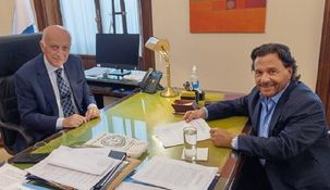 Gustavo Sáenz se reunió con Eduardo Casal.