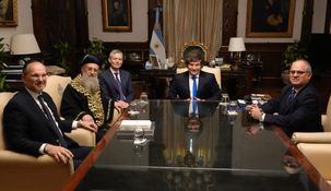 El presidente de la Argentina es uno de los pocos en el mundo que se mantiene firme y habla a favor del Pueblo de Israel”, sostuvo David Yosef.