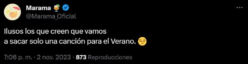 Márama genera mucha ilusión por su regreso a la música.