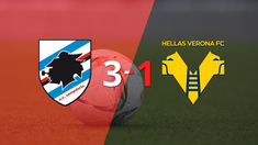manolo gabbiadini sentencio el triunfo de sampdoria ante hellas verona con doblete