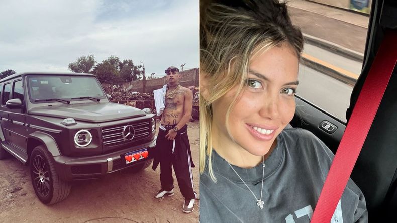 L-Gante llevó a Wanda Nara a un basurero.