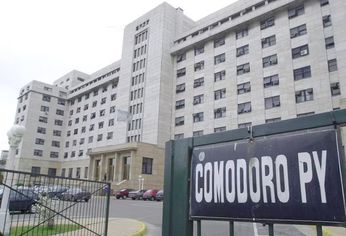 Los tribunales federales de Comodoro Py. Los tribunales federales de Comodoro Py.