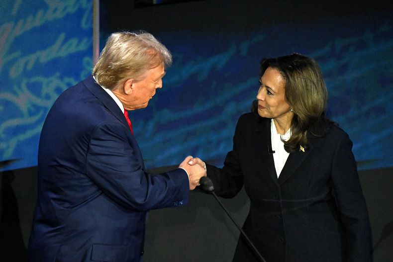 Donald Trump y Kamala Harris.