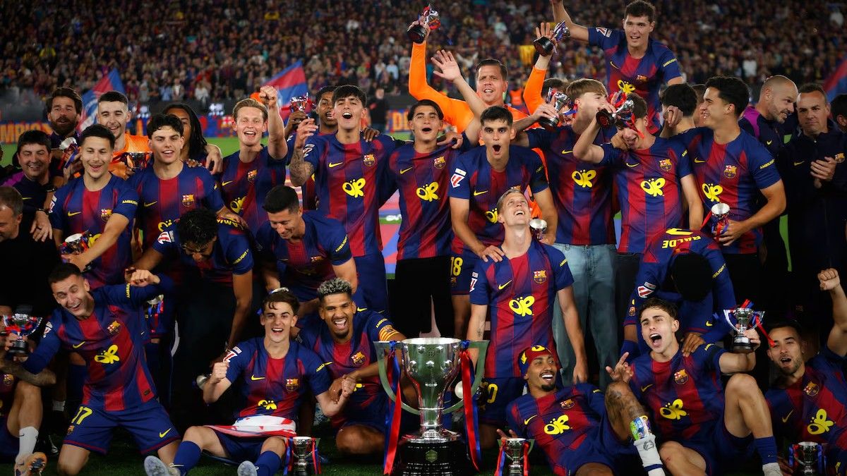 Fiesta completa: Barcelona venció por 2 a 0 al Real Madrid y se consagró campeón en el Camp Nou