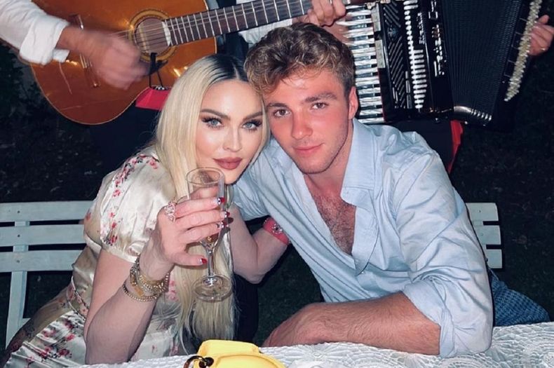 Madonna y Rocco Ritchie. Foto Instagram.