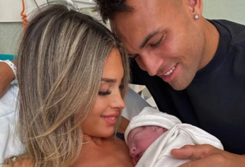 Lautaro Martinez y Agustina Gandolfo fueron padres por segunda vez.&nbsp;