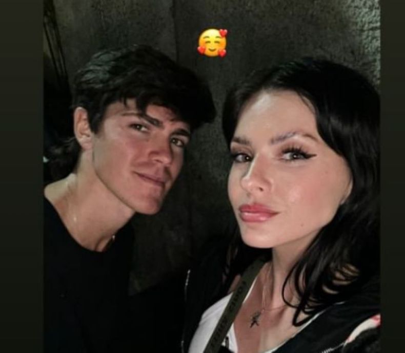 La China Suárez y Marcos Ginocchio juntos de viaje.
