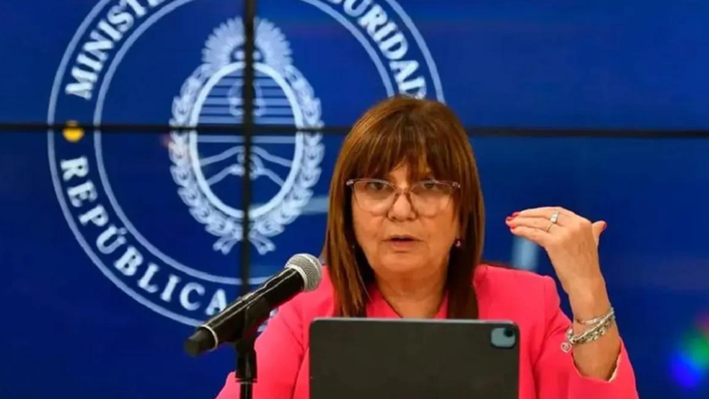 La ministra de Seguridad, Patricia Bullrich.