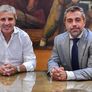 Federico Furiase junto a Luis Caputo. Federico Furiase junto a Luis Caputo.