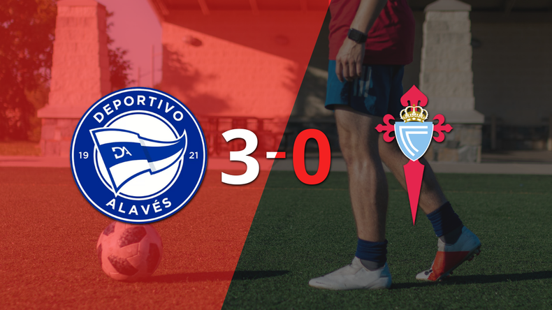 Alavés sentenció con goleada 3-0 a Celta