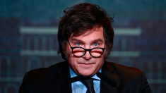 Javier Milei, actual líder libertario y presidente de Argentina. Javier Milei, actual líder libertario y presidente de Argentina.
