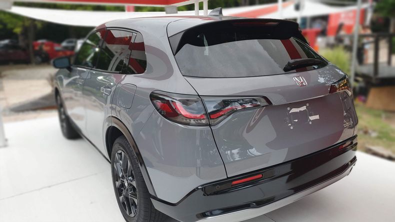 Vista trasera del Honda ZR-V.