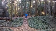 El pueblo cuenta con un espacio natural rodeado de frondosa vegetación y senderos sombreados.