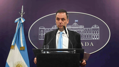 El vocero presidencial, Manuel Adorni.
