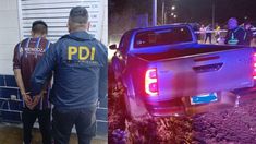 El empresario estaba dentro de una Toyota Hilux, que había caído dentro de una zanja. El empresario estaba dentro de una Toyota Hilux, que había caído dentro de una zanja.