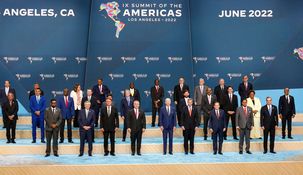 Foto de familia de la Cumbre de las Américas 2022