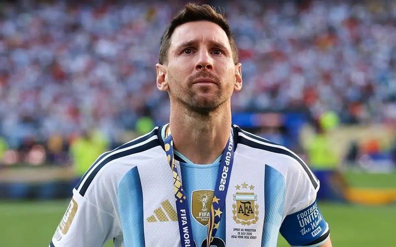 Lionel Messi, en su último partido vistiendo la camiseta de la Selección.