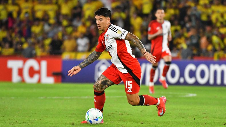 Sebastián Driussi lleva cinco goles consecutivos en River.