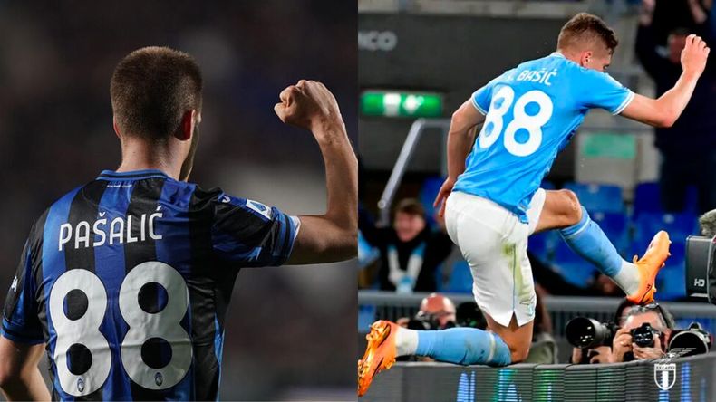 Pasalic (Atalanta) y Basic (Lazio) deberán cambiar de número.
