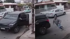 Viral: un perro arrancó una camioneta estacionada. Viral: un perro arrancó una camioneta estacionada.