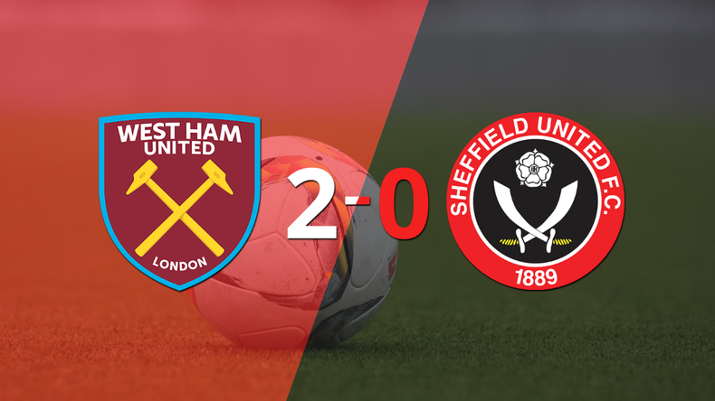 Derrota de Sheffield United por 2-0 en su visita a West Ham United