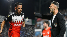 Barco y Demichelis aparecieron con marcas en sus rostros y aseguran que se pelearon en el vestuario Barco y Demichelis aparecieron con marcas en sus rostros y aseguran que se pelearon en el vestuario