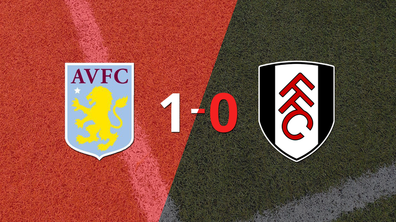 Aston Villa le ganó 1-0 como local a Fulham
