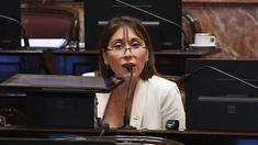 Cristina López, senadora de Tierra del Fuego.&nbsp;