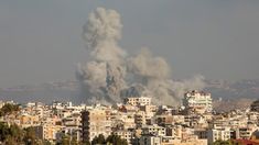 La respuesta de Israel: un nuevo bombardeo sobre Líbano. La respuesta de Israel: un nuevo bombardeo sobre Líbano.