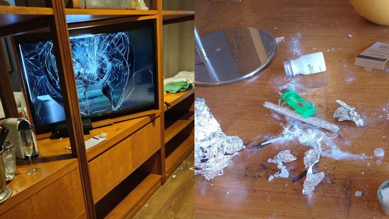 Así estaba la habitación de Liam Payne cuando murió.