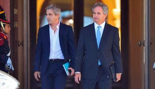 Luis Caputo y Pablo Quirno, parte del equipo económico del Gobierno. Luis Caputo y Pablo Quirno, parte del equipo económico del Gobierno.