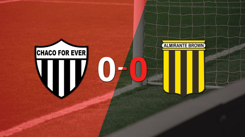 Chaco For Ever y Almirante Brown empataron sin goles