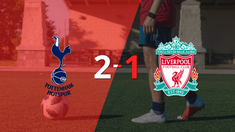 tottenham saco los 3 puntos en casa al vencer 2-1 a liverpool